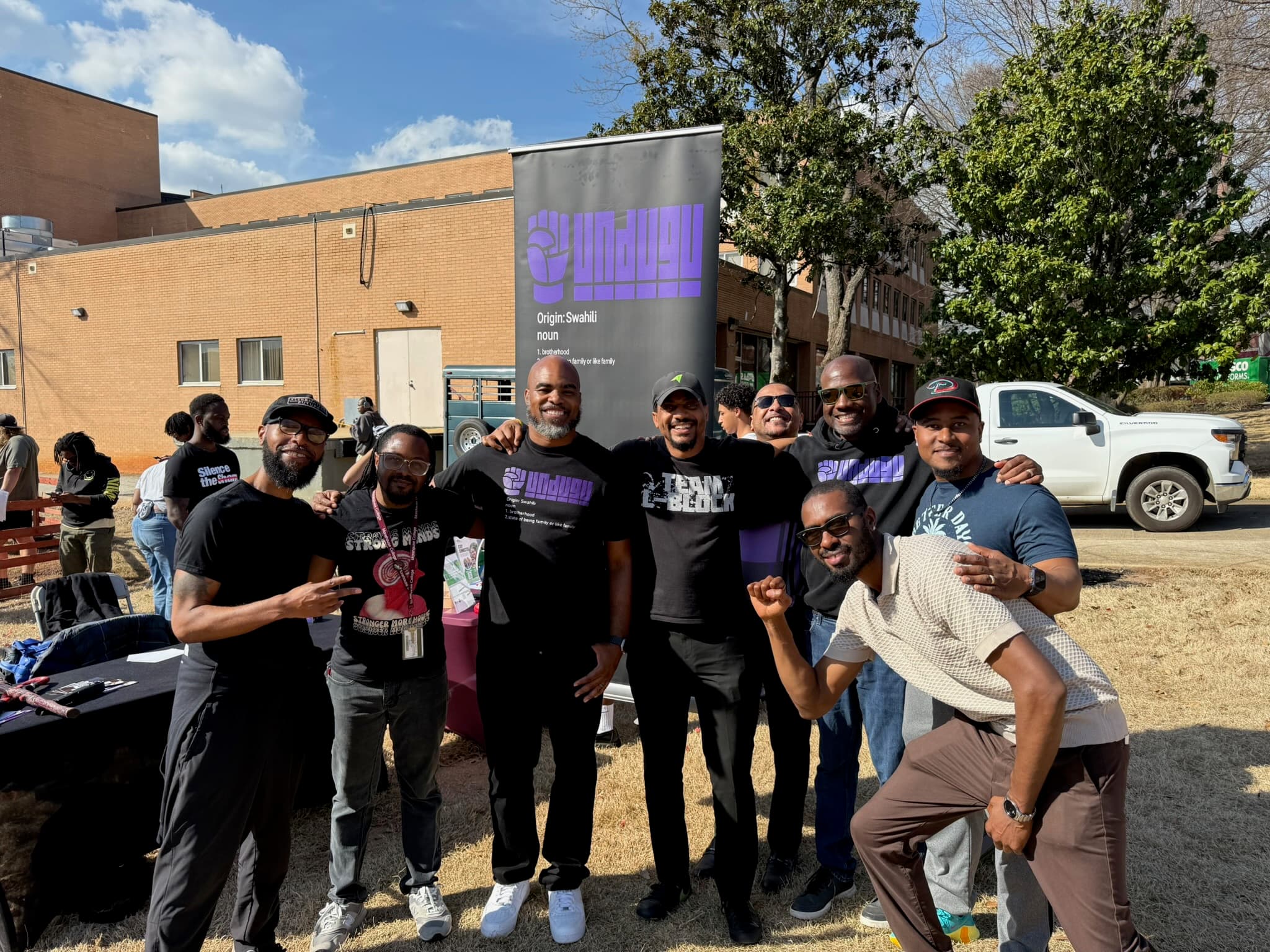 Undugu presence at Morehouse — the work lands where it's needed